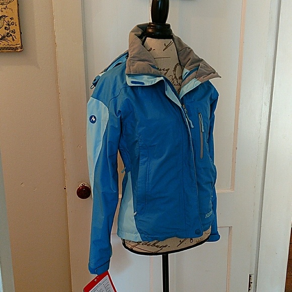 Marmot Jackets & Blazers - NWT Marmot 2 tone blue transitional jacket